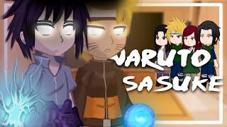 React to Naruto and Sasuke||Naruto and sasuke's parents ||shippuden||gacha club||2