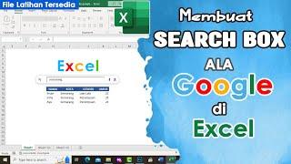 Membuat Search Box di Excel Ala Google