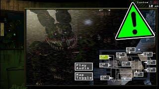 New Scary Springtrap! Corrupted SpringTrap In FNaF 3 (Mod)