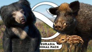 All NEW Animals, Babies & Colour Morphs | EURASIA ANIMAL PACK | Planet Zoo