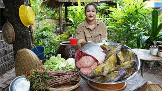 Market show and cooking: Have you ever cooked these fish before? - Yummy river fish cooking