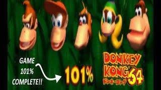 101% COMPLETE GAME FILE DK64 (DONKEY KONG 64)