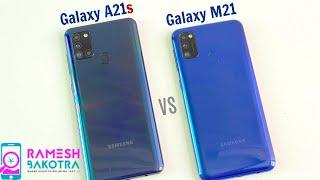 Samsung Galaxy A21s vs Galaxy M21 SpeedTest and Camera Comparison