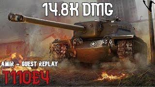 T110E4: 14.8K Damage: Guest Replay - A-_-M-_-l-_-R: WoT Console - World of Tanks Console
