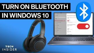 How To Turn Bluetooth On In Windows 10