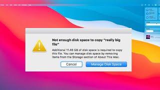 Not Enough Free Space To Copy On Mac Fix