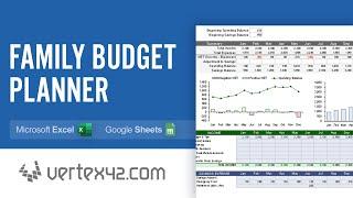 How to Use the Family Budget Planner Spreadsheet