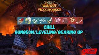 Chill gearing Rogue/leveling my 3rd Blood DK  - World of Warcraft Cataclysm Classic