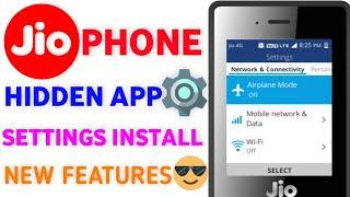 JIO PHONE New Settings app Install | Hotspot, Homescreen, Themes, Volte/vowifi more hidden features