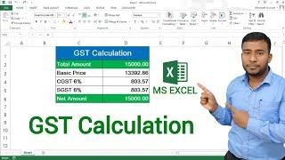 How to Calculate GST in Microsoft Excel | GST Calculator in Excel