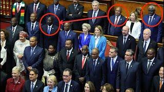 Watch what Happened to President Ruto as he attends the Italy-Africa Summit in Rome in Italy!