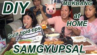 DIY KOREAN SAMGYUPSAL MUKBANG AT HOME