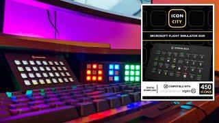 Microsoft Flight Simulator | Icon City Stream Deck Profile + 450 iCons | Stream Deck