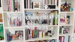 in depth kpop album collection + shelf tour  over 100 albums!