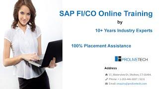 SAP FICO Online Training - SAP FI/CO Video Tutorials | ProLiveTech