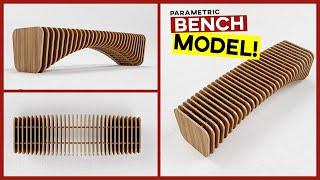 Parametric Bench (Rhino Grasshopper Tutorial)