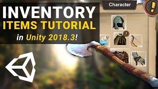 CREATING INVENTORY ITEMS! | UNITY 2019 TUTORIAL - Beginner Friendly