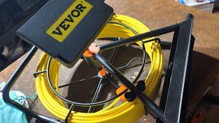 Vevor 100ft/30m Open Frame Pipe Inspection Camera Review