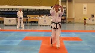 태권도 Toi-Gye pattern by DPRK Taekwon-do ITF demo team / Тэ-Ге туль