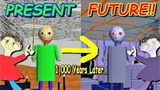 FUTURISTIC BALDI 1000 YEARS LATER!! | Baldi's Basics MOD: Baldi's Basics 1000 Years Later