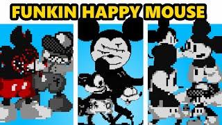 Friday Night Funkin' Vs Funkin Happy Mouse | Really Funkin Mouse All Songs - Dialogues