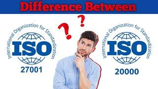 Difference between ISO 20000 and 27001 || Tax lama