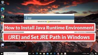 How to Install Java Runtime Environment(JRE) and Set JRE Path in Windows 7/8/10