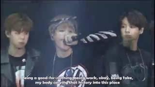 [Eng] We are Bulletproof pt 1 live - 2015 BTS Live Trilogy Episode I : BTS BEGINS