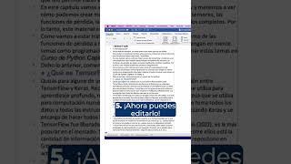 Edita tu PDF en Word! 