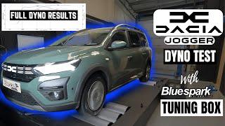 Dacia Jogger 1.0 108bhp/110ps Dyno Test with Bluespark Tuning Box