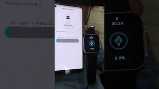 SOFTWARE UPDATING IN SMARTWATCH #smartgadgets #smartwatch #software #updates