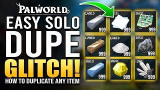 Palworld - SOLO DUPLICATION GLITCH - How To Duplicate Any Item & Material - Palworld Dupe Guide
