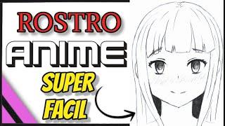 COMO DIBUJAR UNA CARA ANIME /DIBUJO MANGA PASO A PASO (MUJER) como hacer dibujos de anime