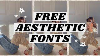 Free Aesthetic Fonts for commercial use (with DOWNLOAD Links)