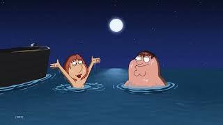 Family Guy: Lois swimming naked in the ocean.