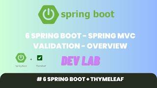 6 Spring Boot   Spring MVC Validation   Overview