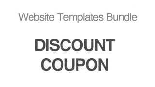 98% Off Website Templates Bundle Coupon Promo Code!