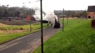 Fowler Crane road locomotive at the Black Country museum 2015