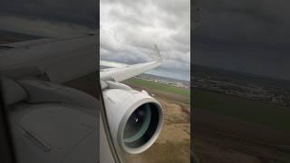 #shorts *Very WINDY due to Storm Louis (+60km/H)!* ITA Airways A321neo smooth landing at Paris CDG !