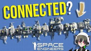 Easily Check if All Cargo Containers are Connected, Space Engineers Ship Building Tutorial