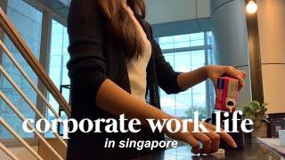 corporate work life in singapore | 9-6 job, company event, weekend escapes with friends