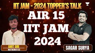 IIT JAM 2024 Achiever Amit Giri | AIR 15 | Sagar Surya