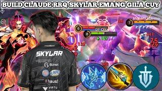 BUILD & EMBLEM CLAUDE RRQ SKYLAR SAKIT BANGET | BUILD CLAUDE PALING SAKIT 2024 - MOBILE LEGENDS