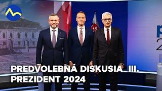 Prezident 2024: Predvolebná diskusia III. | Pellegrini vs. Korčok