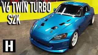 Twin Turbo'd and V6 Swapped S2000: Not your average S2K!!