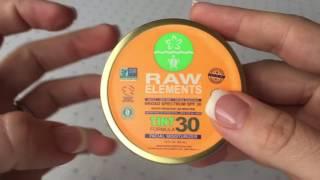 Raw Elements- Natural Sunscreen, Tinted Facial Moisturizer SPF 30