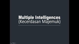 Video Kuliah (12) - Theory of Multiple Intelligence (Howard Gardner)