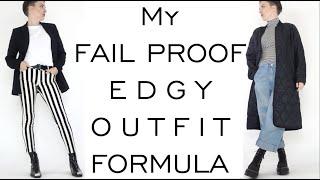 My FORMULA for EDGY OUTFIT UNIFORM - FAIL PROOF / Minimalist Wardrobe / Chic Style / Emily Wheatley