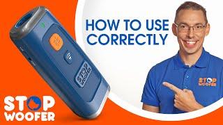 HOW TO USE THE ULTRASONIC DOG TRAINER CORRECTLY