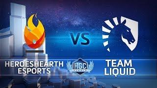 HGC Finals 2018 - Game 1 - HeroesHearth Esports vs. Team Liquid - Bracket Stage